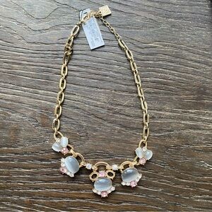 Anne Klein multi-color stone statement necklace